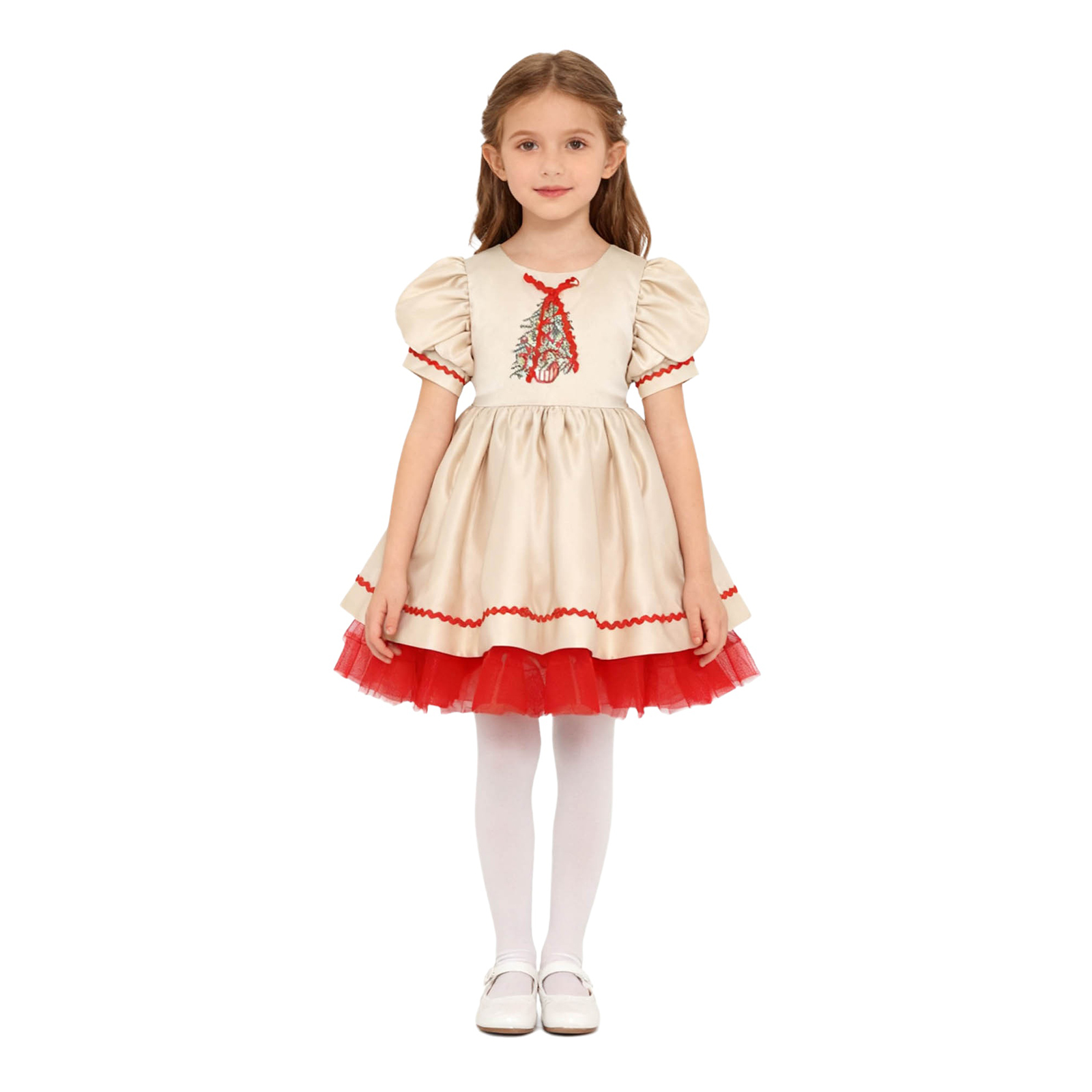 Weihnachtsmann-Kleid für Kinde – Embroidery Free Pattern Bewertung und Preis