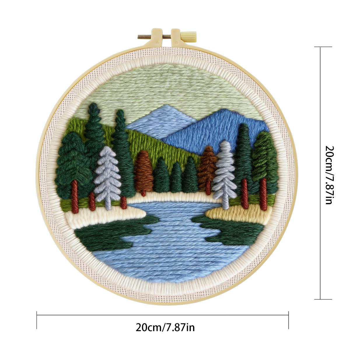 20x20cm/7,87 Zoll Landschafts- – Embroidery Paper Bewertung und Preis