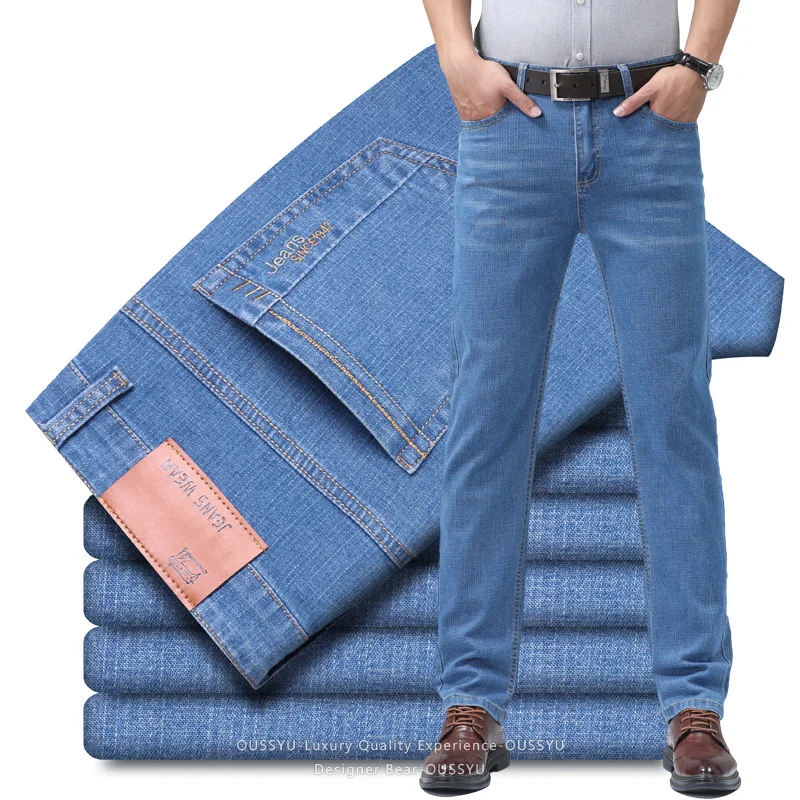 Sommerliche, dünne Herren-Jean – Embroidery Effect Bewertung und Preis