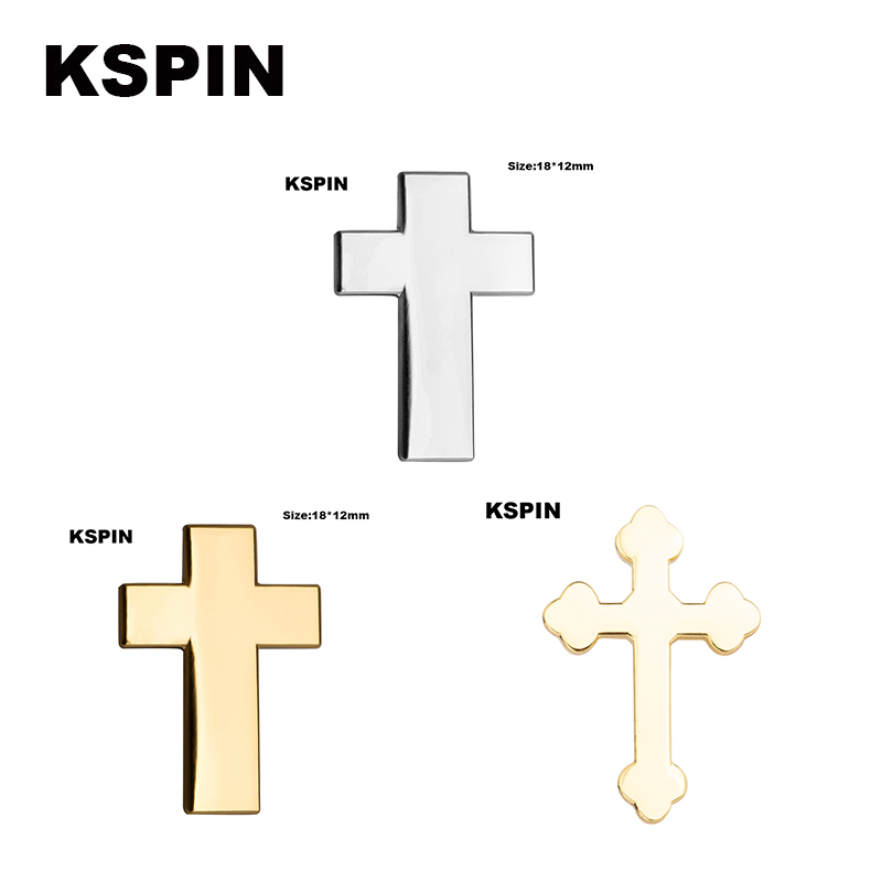 Silbrige Kreuz-Metallabzeichen – Embroidery Icon Bewertung und Preis