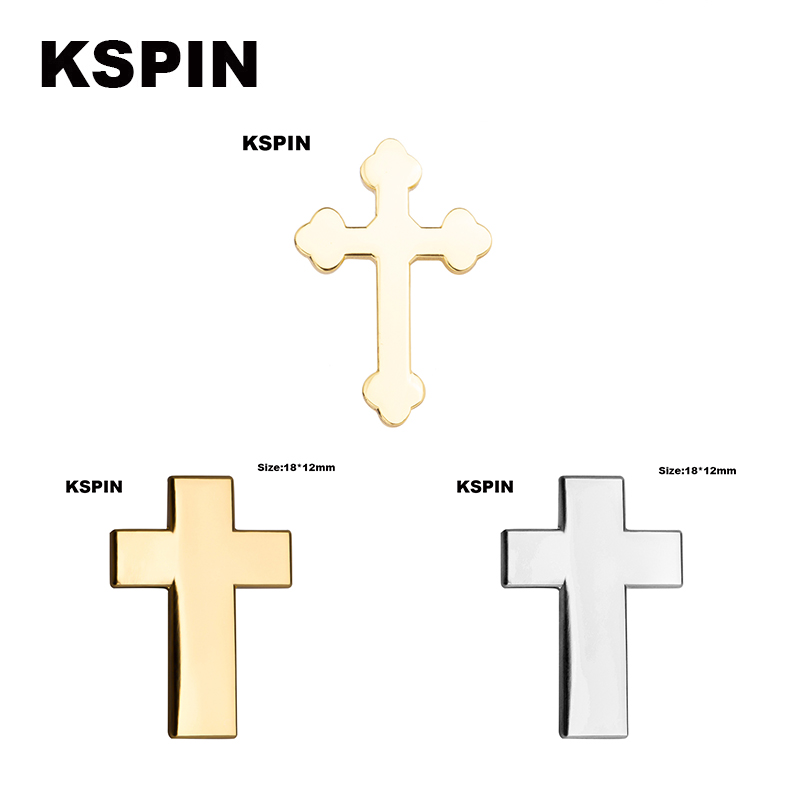 Silbrige Kreuz-Metallabzeichen – Embroidery Icon Bewertung und Preis