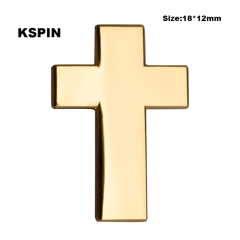 Silbrige Kreuz-Metallabzeichen – Embroidery Icon Bewertung und Preis