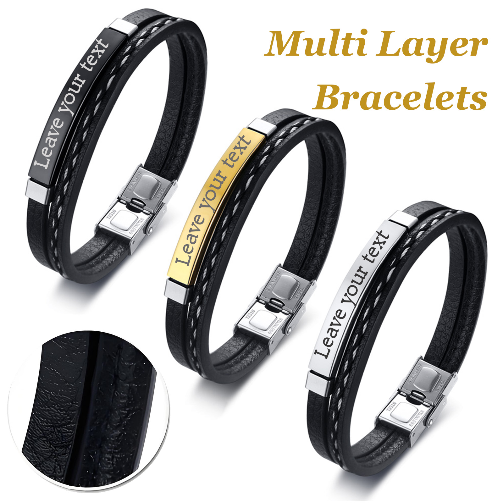 Doppellagiges Armband aus gefl – Embroidery Charm Bewertung und Preis