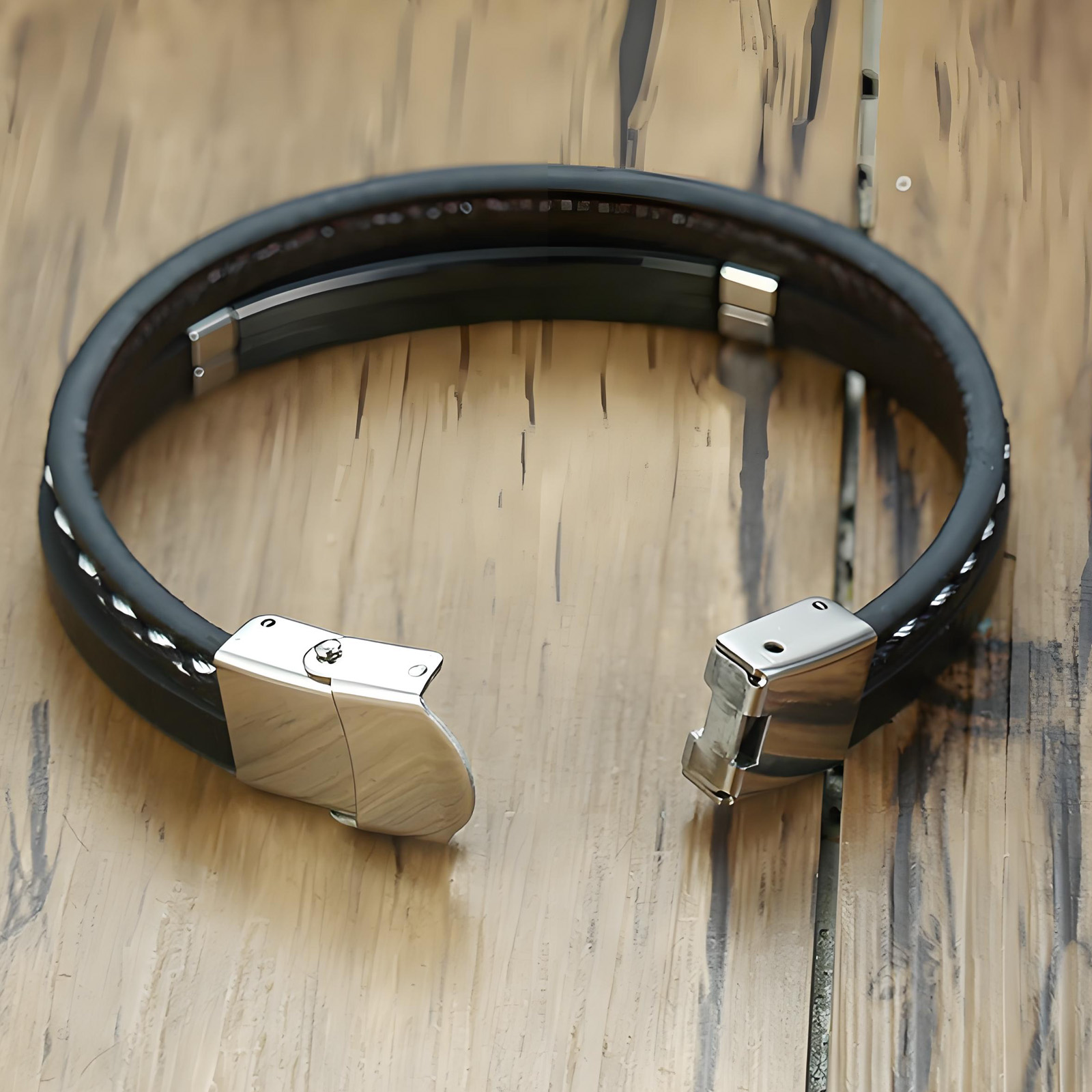 Doppellagiges Armband aus gefl – Embroidery Charm Bewertung und Preis